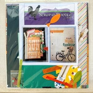 Brand New Scrapbooking 6" x 8" Album Kit - "I Love Summer" 12 Pages of Layouts